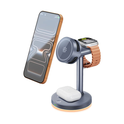 Three-In-One Magnetic Wireless Charger