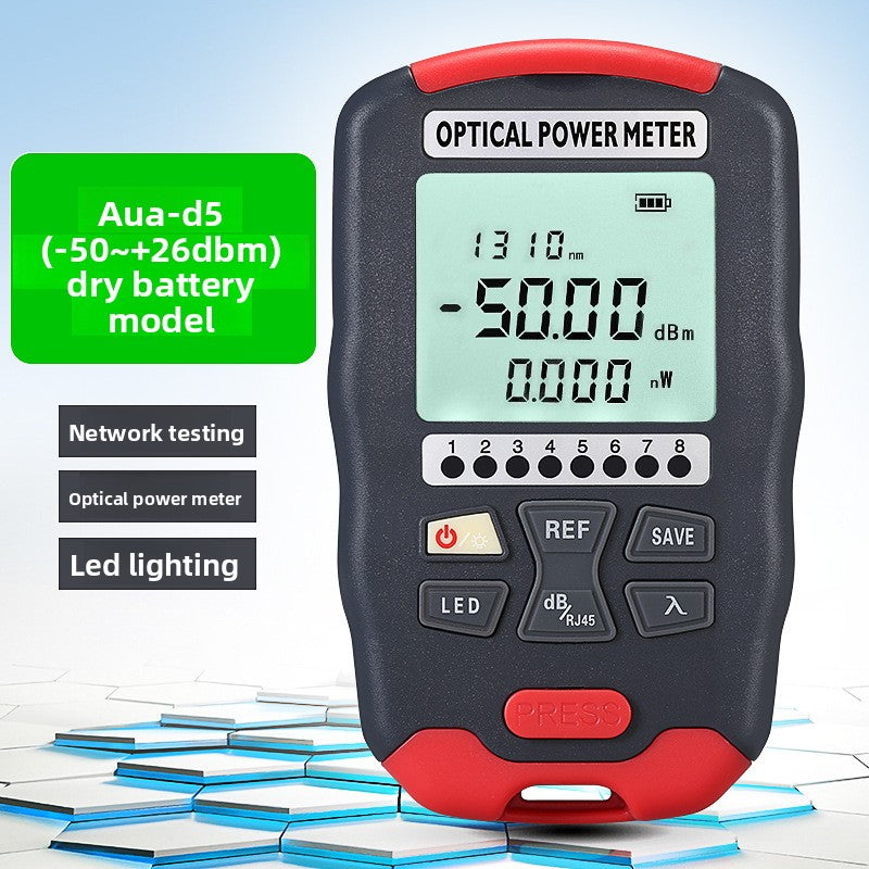 Three-in-one optical power meter RJ45 tester