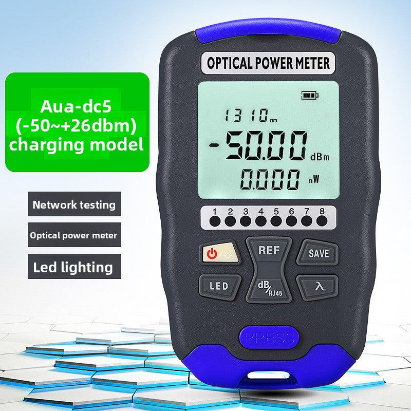 Three-in-one optical power meter RJ45 tester