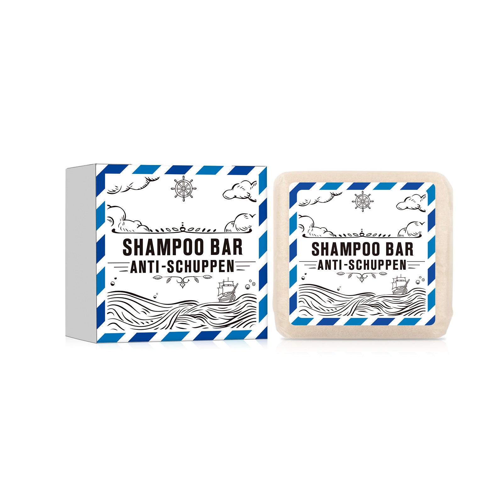 Three-in-One Shampoo Soap for Deep Cleansing and Nourishing