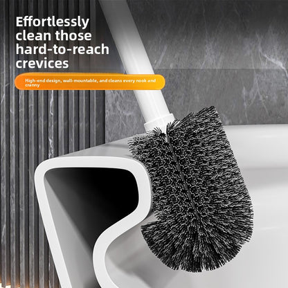 Three-in-One Toilet Brush Wall Mount Set