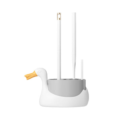 Three-in-One Toilet Brush Wall Mount Set