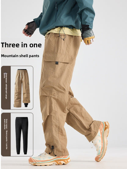 Three-in-One Waterproof Outdoor Pants