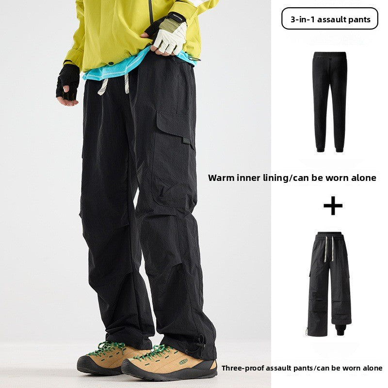 Three-in-One Waterproof Outdoor Pants