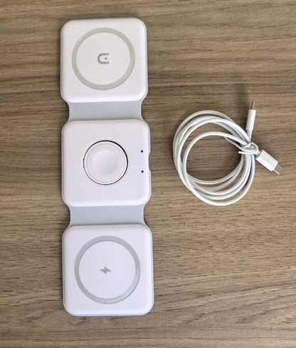 Three-in-one wireless charger desktop