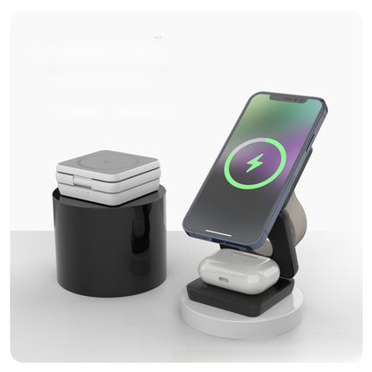 Three-in-One Wireless Charger for Apple Devices