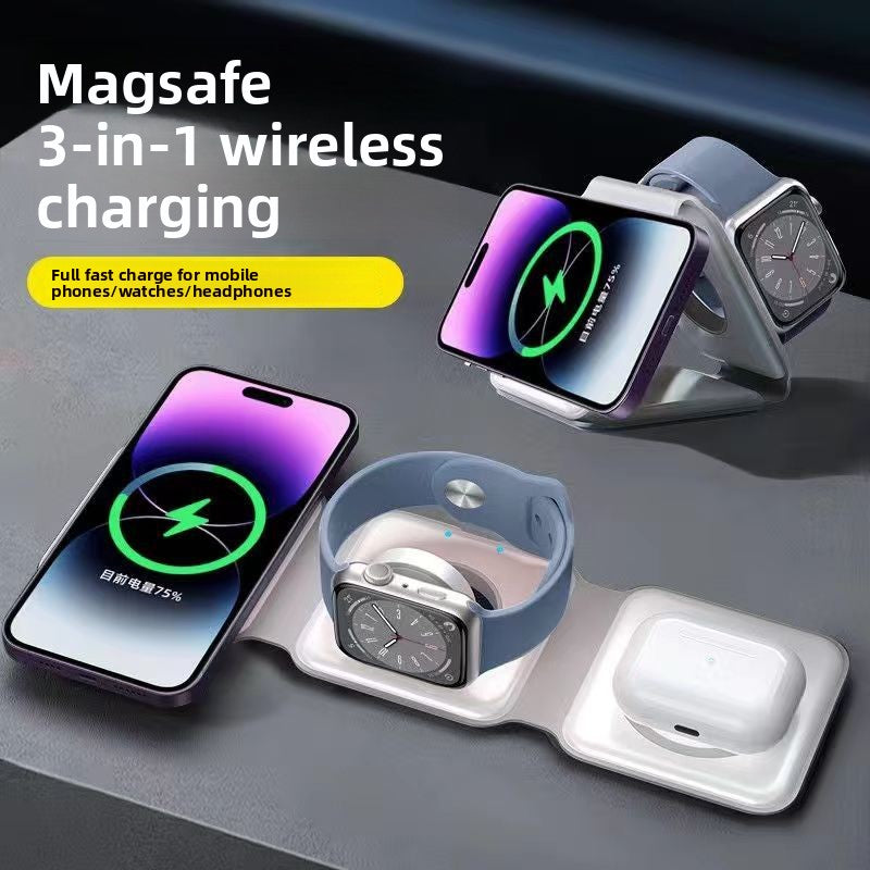Three-in-one wireless charger