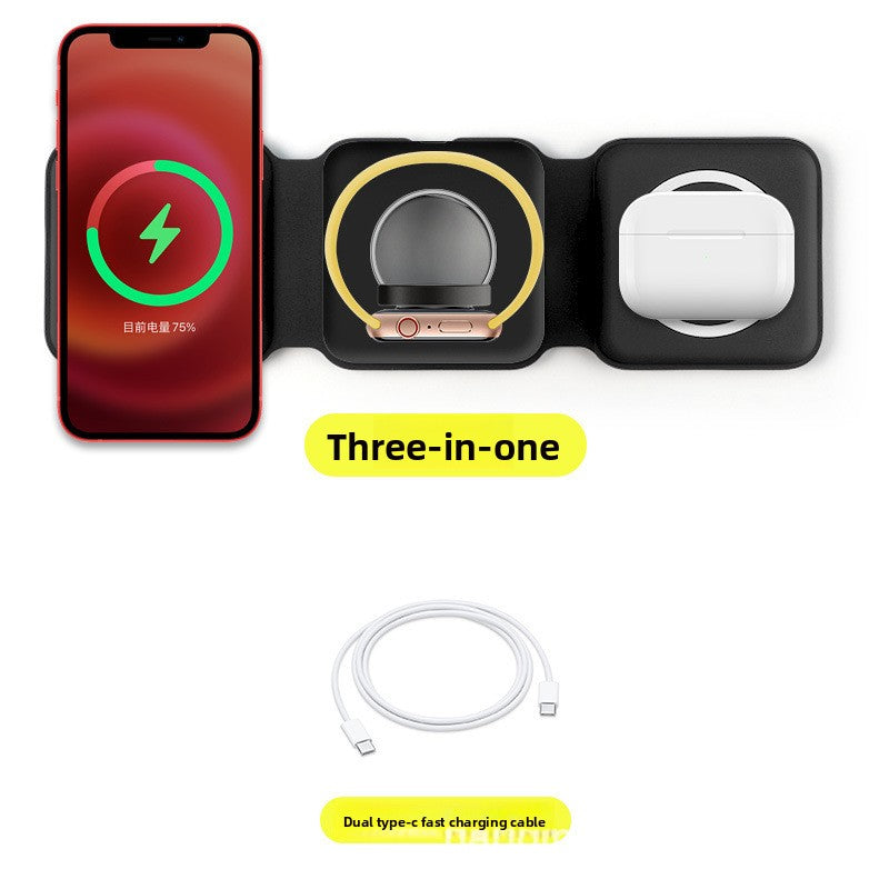 Three-in-one wireless charger