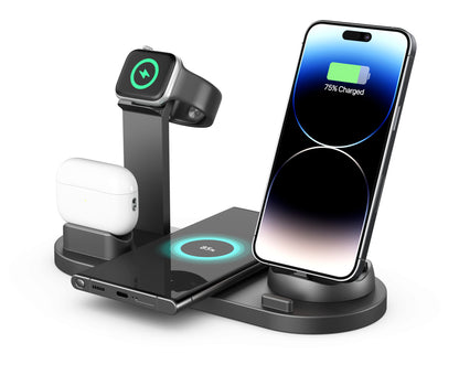 Three-in-One Wireless Charger Stand