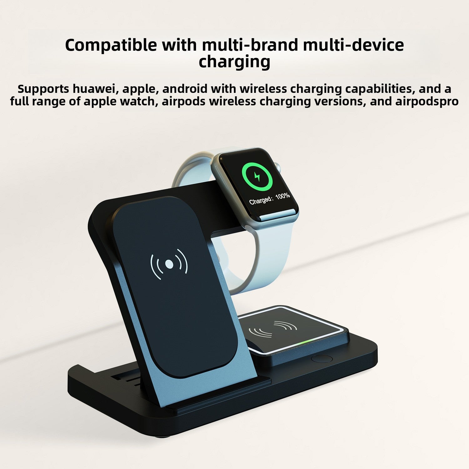Three-in-one wireless charger
