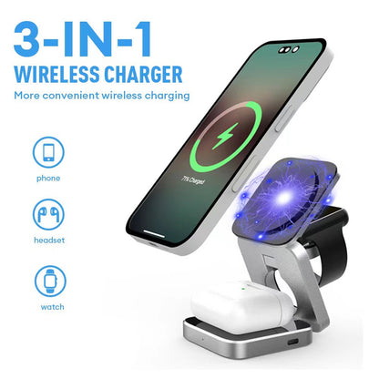 Three-In-One Wireless Power Bank