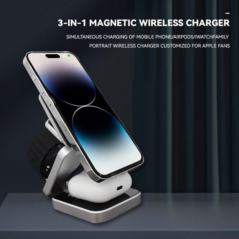 Three-In-One Wireless Power Bank