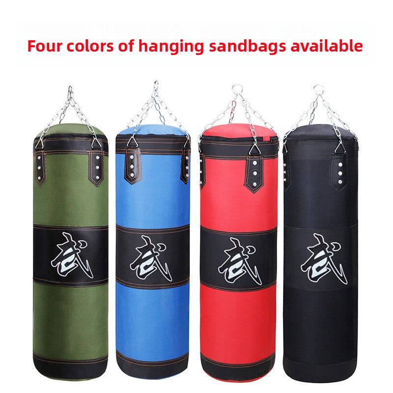 Three-layer hanging hollow sandbag for household use in sanda Taekwondo