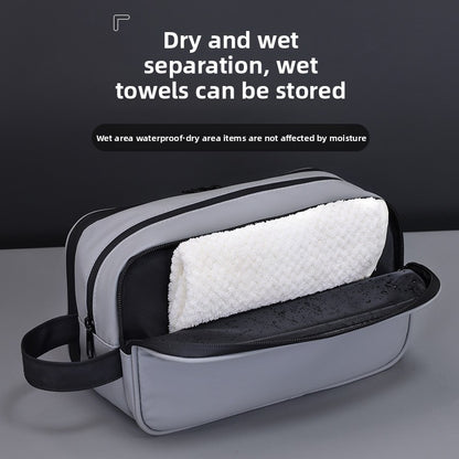 Three-layer large-capacity toiletry bag