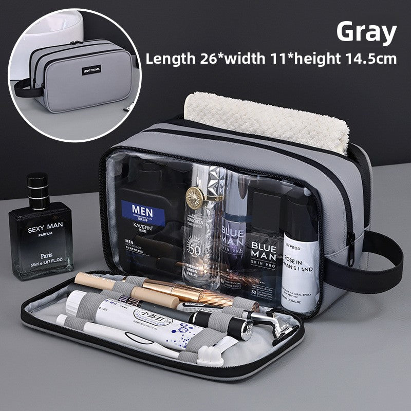Three-layer large-capacity toiletry bag