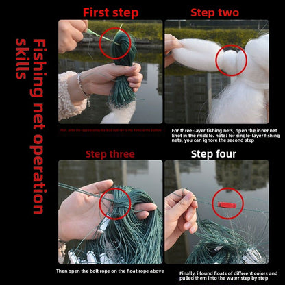 Three Layer Sunken Fishing Net