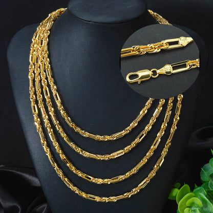 Three-layer twisted chain