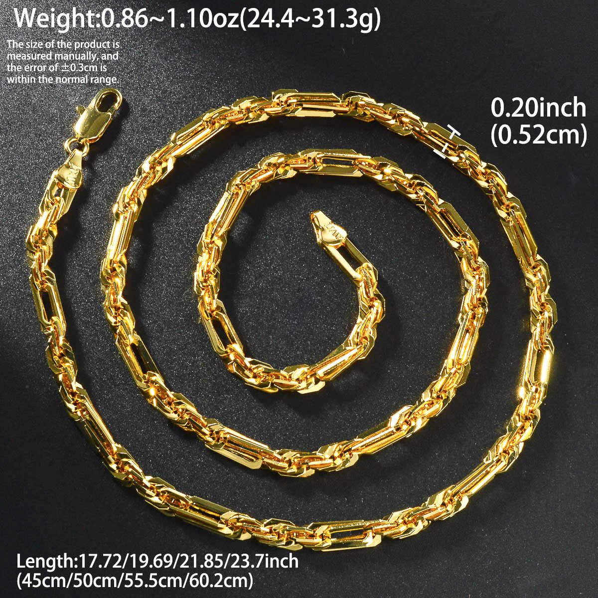 Three-layer twisted chain