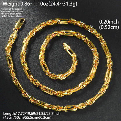 Three-layer twisted chain