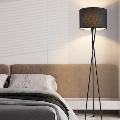 Three-legged floor lamp