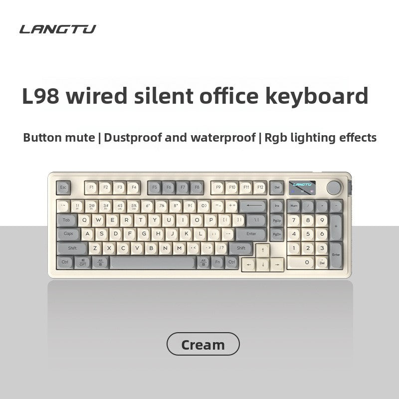 Three-mode Bluetooth keyboard