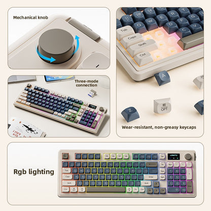 Three-mode Bluetooth keyboard