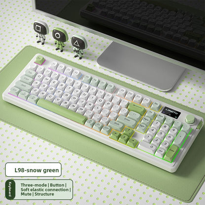 Three-mode Bluetooth keyboard