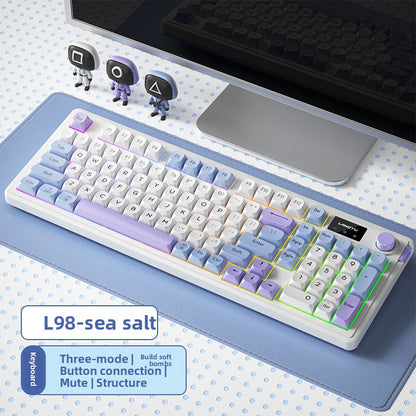 Three-mode Bluetooth keyboard
