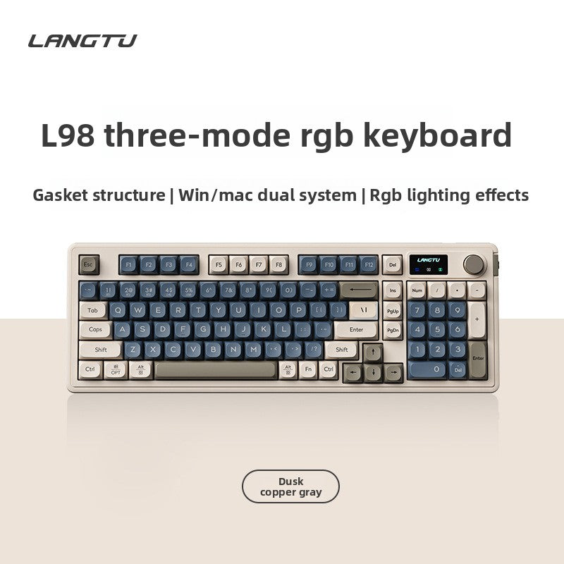 Three-mode Bluetooth keyboard