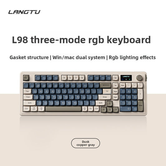 Three-mode Bluetooth keyboard
