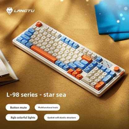 Three-mode Bluetooth keyboard