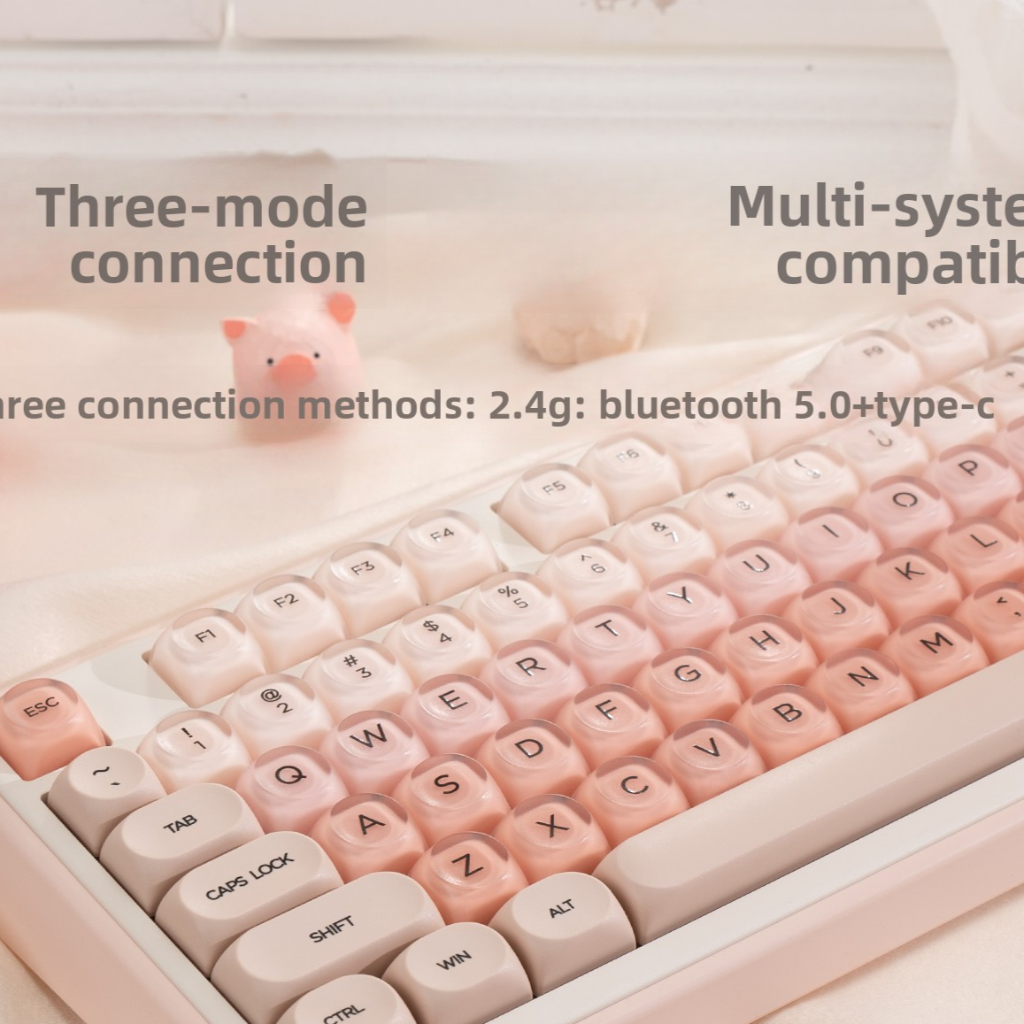 Three-Mode Mechanical Keyboard