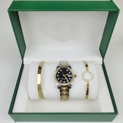 Three-piece high-end style watch
