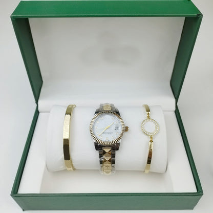 Three-piece high-end style watch