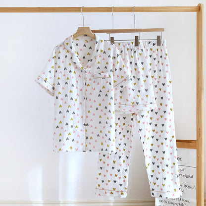 Three-piece lightweight pajama set