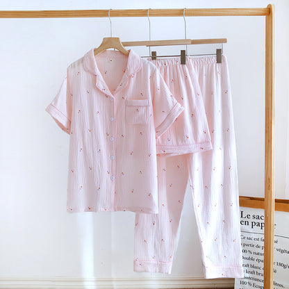 Three-piece lightweight pajama set