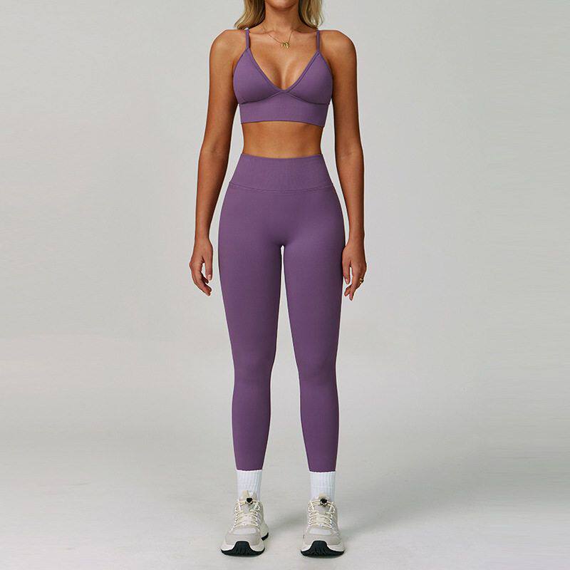 Three-piece sports fitness suit