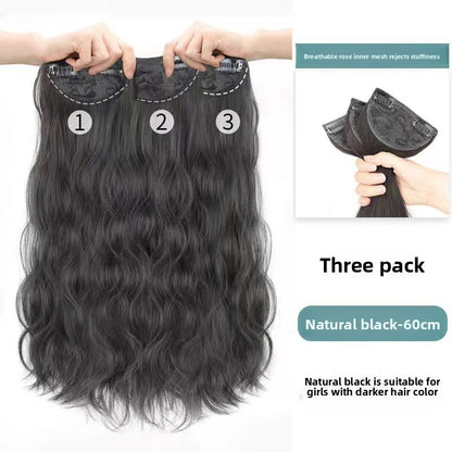Three-Piece Synthetic Hair Extensions
