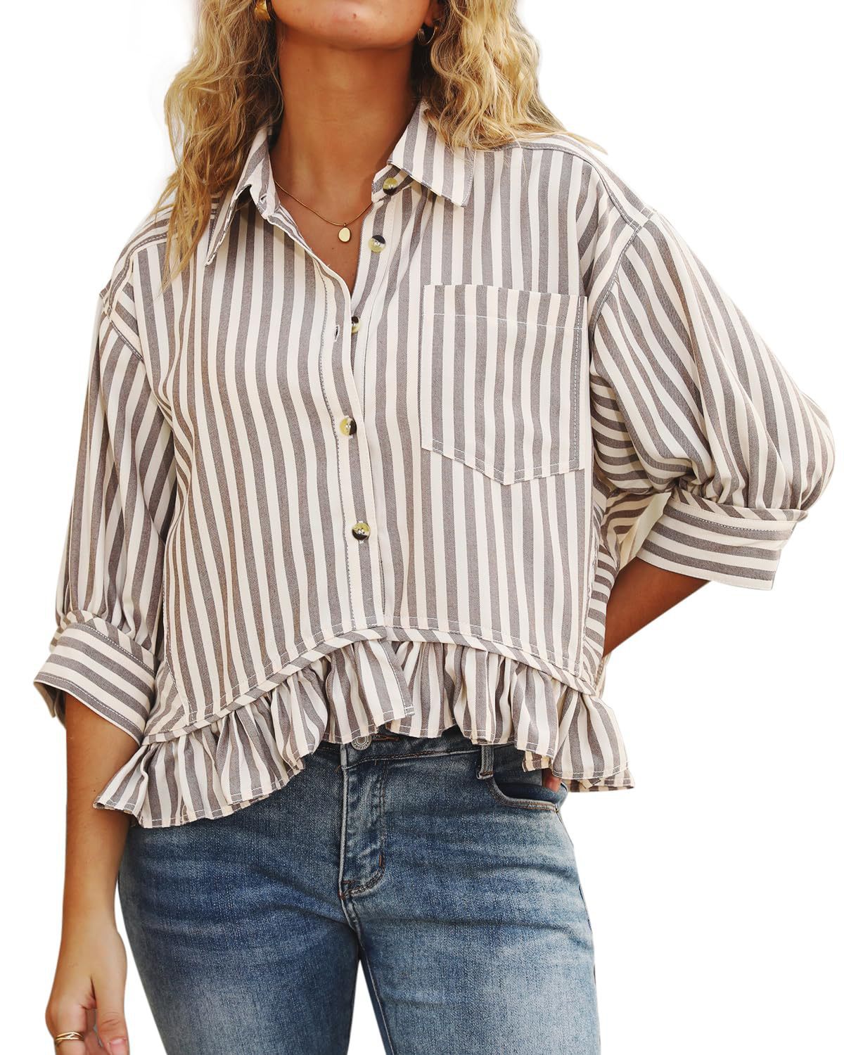 Three-Quarter Sleeve Shirt