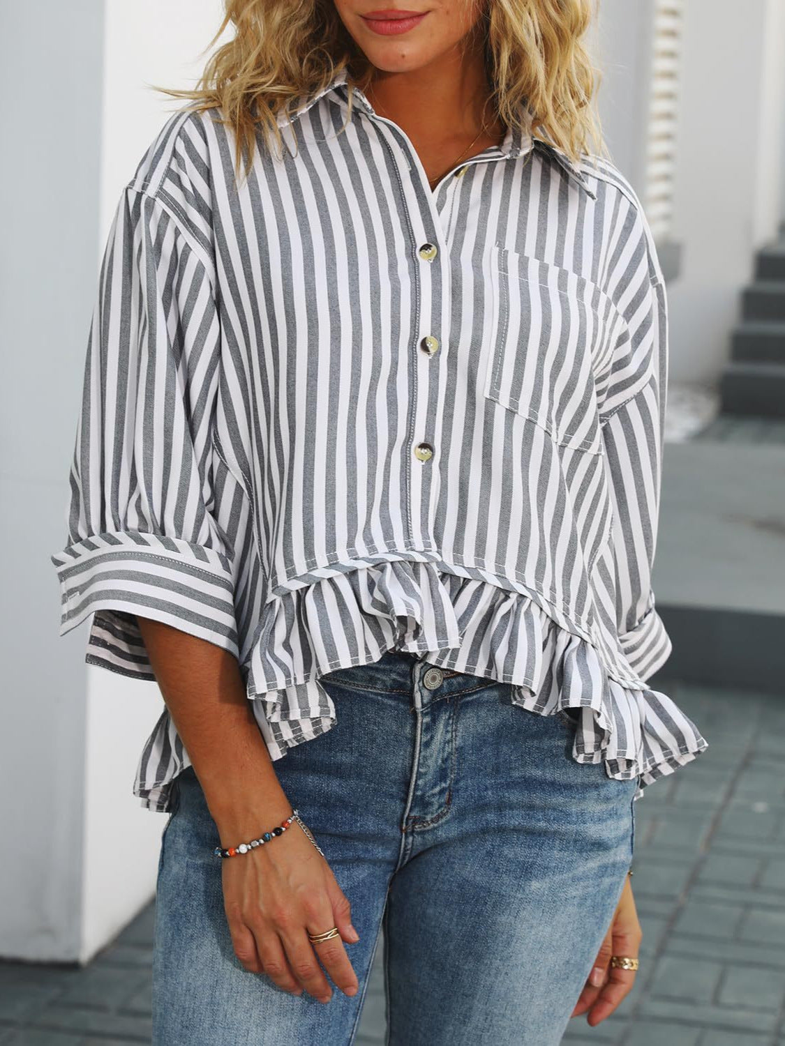 Three-Quarter Sleeve Shirt