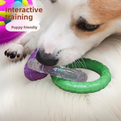Three Ring Dog Chew Toy for Dental Health