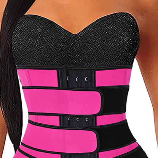 Three-row adjustable waist cincher
