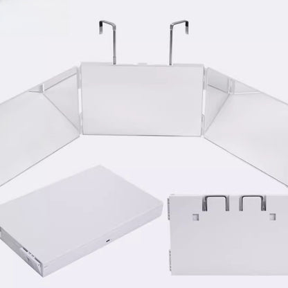 Three-Sided Folding Makeup Mirror with LED Light