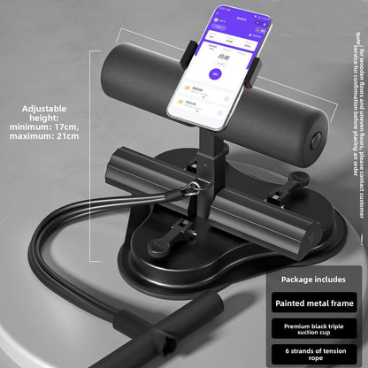 Three-Suction-Cup Sit-Up Multi-Functional Exercise and Fitness Equipment