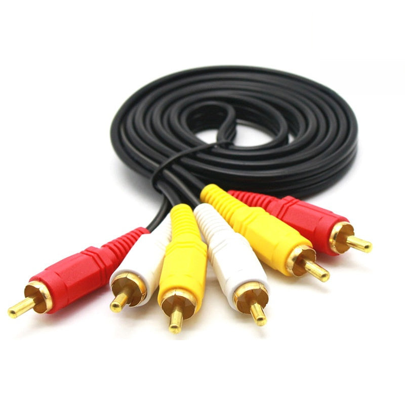 Three-to-Three AV Audio Video Cable