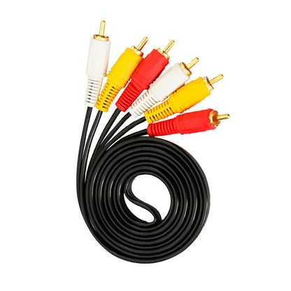 Three-to-Three AV Audio Video Cable