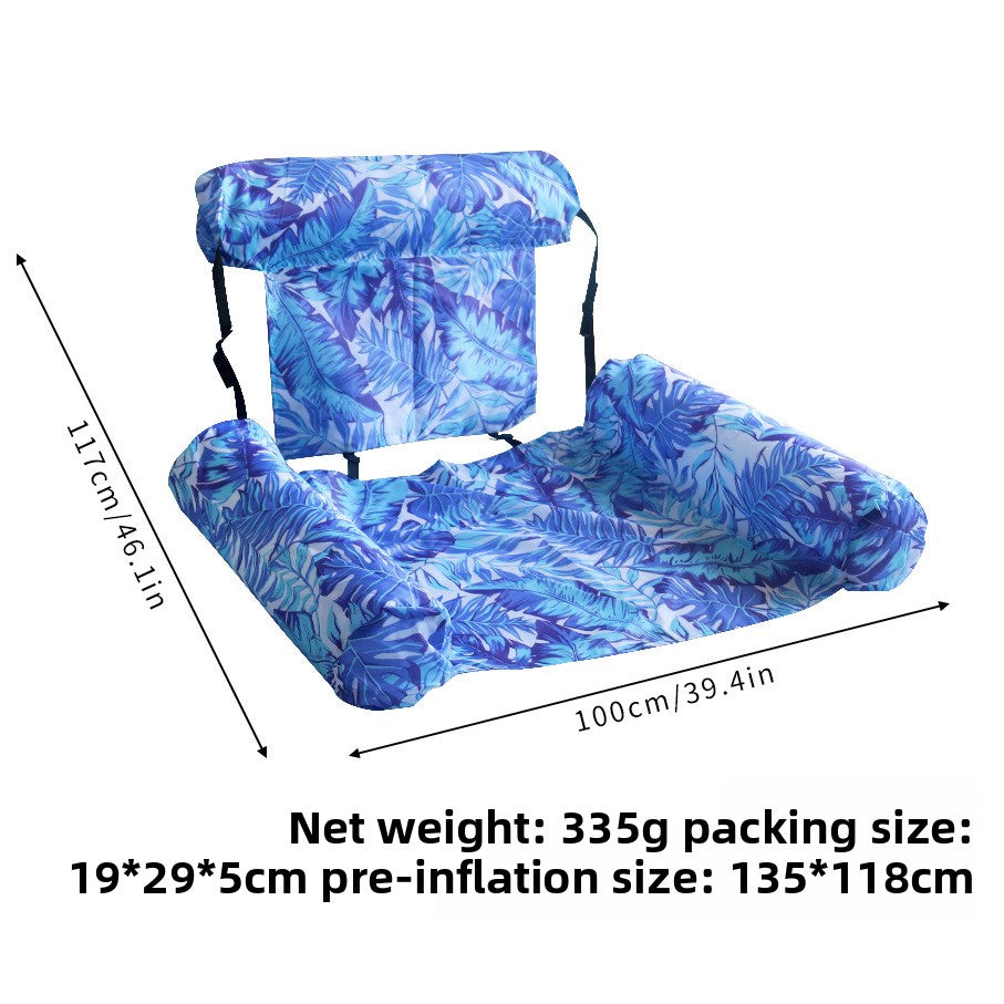 Three-tube inflatable water bed
