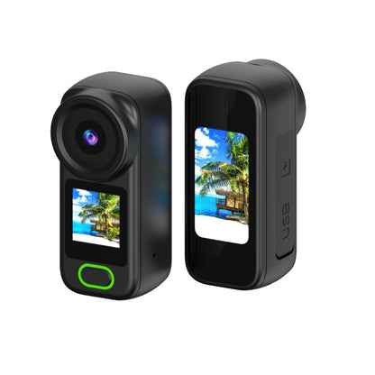 Thumb Action Camera 4K Dual Screen Recorder