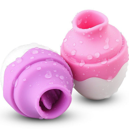 Tibehi Egg Tongue Licker Vibrating Sex Toy for Women