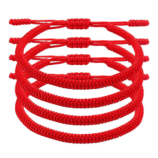 Tibetan-Style Red Rope Handmade Bracelet